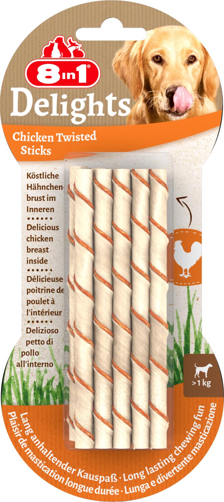 8in1 Delights Twisted Sticks,