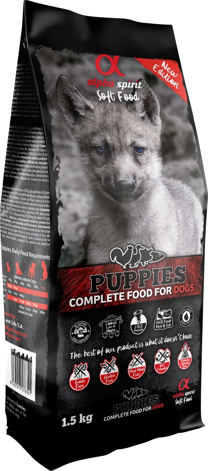 AlphaSpirit Puppy komplet hundefoder