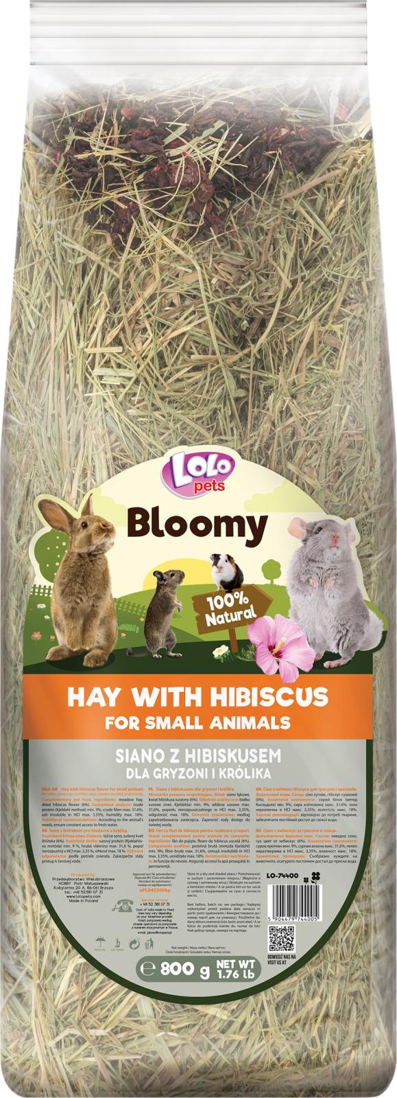 Bloomy Hay with hibiscus