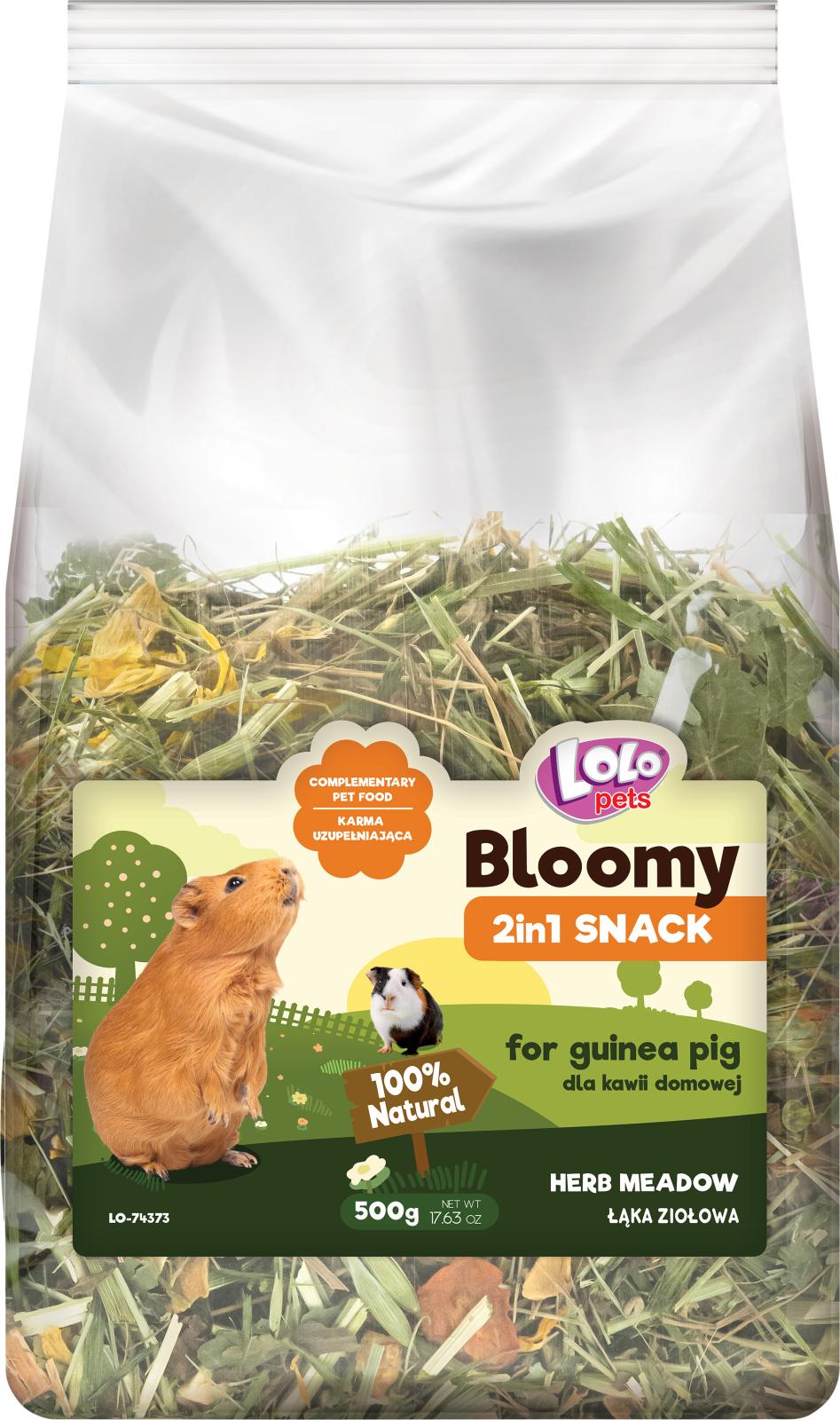 Bloomy 2in1 Snack - herbal meadow for guinea pig