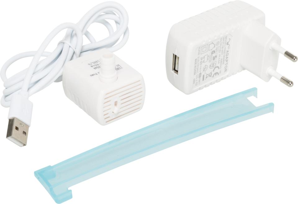 Replacement pump and mains adaptor with USB connection