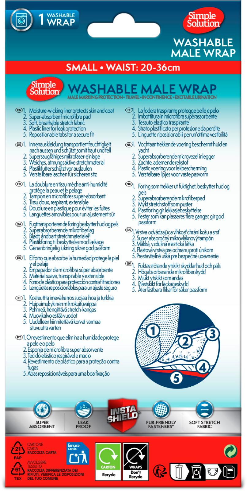 Simple solution Washable Male Wrap