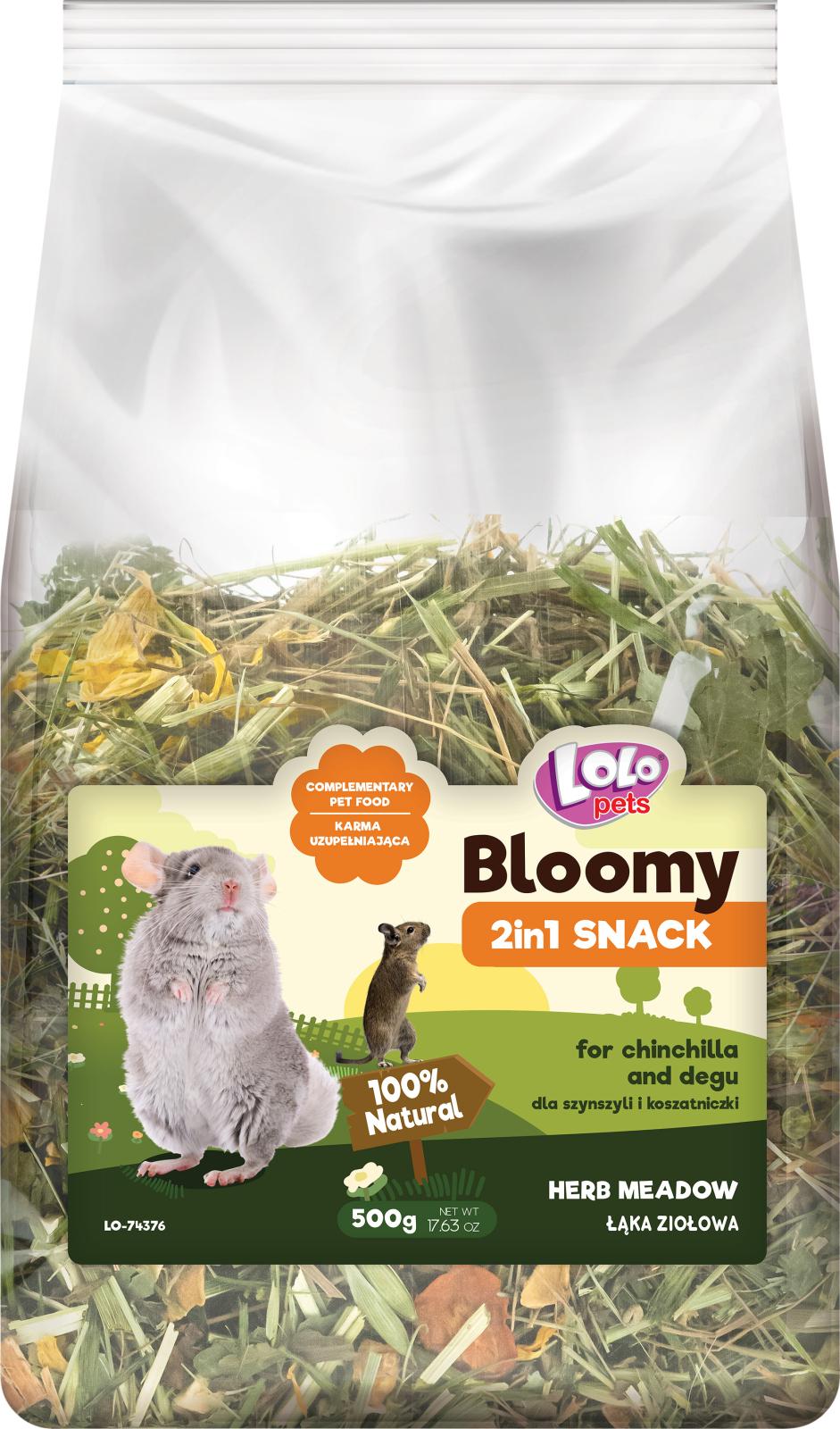 Bloomy 2in1 Snack - herbal meadow f/chinchillas + degus