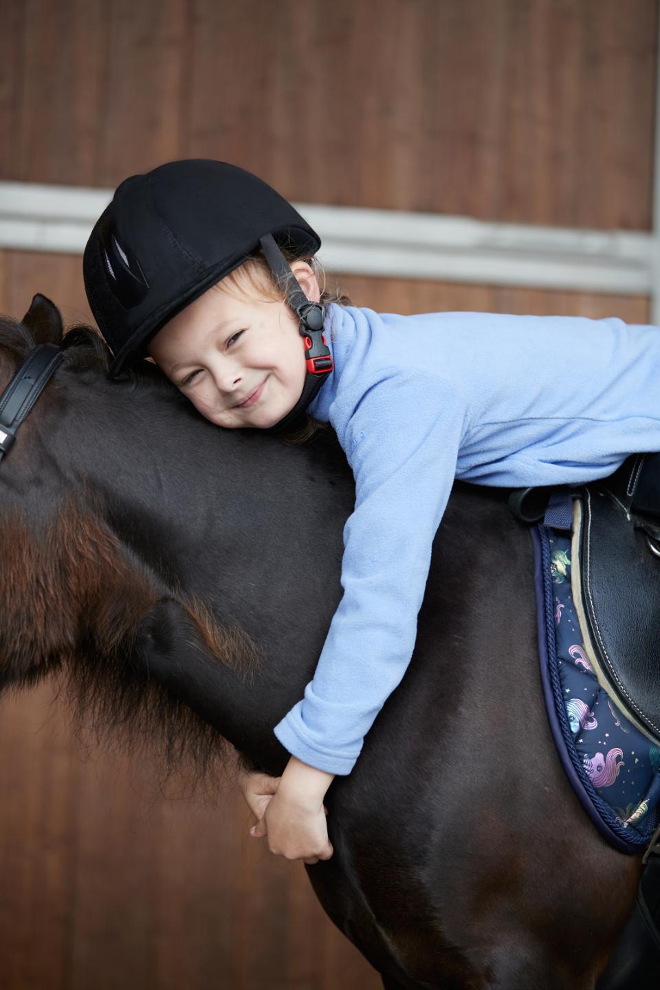 Equipage Gilly ride fleece cardigan för barn