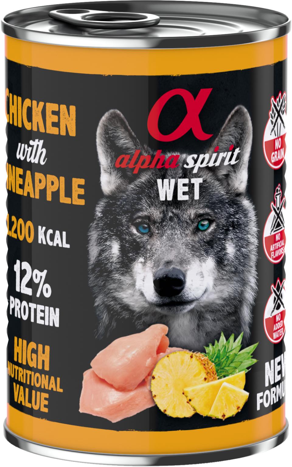 AlphaSpirit Chicken with pineapple 400 g