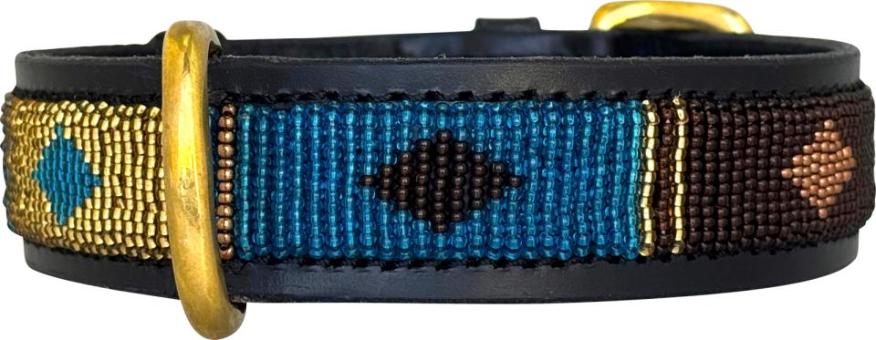 Kampuni håndlavet hundehalsbånd New Gold diamond