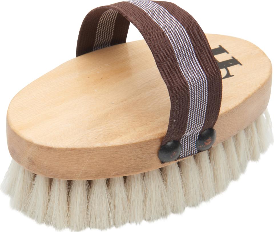 HorseGuard Kleine kardätsche m/ziegenhaar