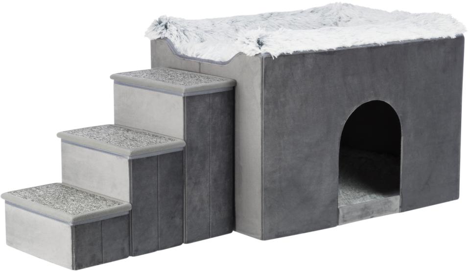 Trixie Cave Harvey with steps