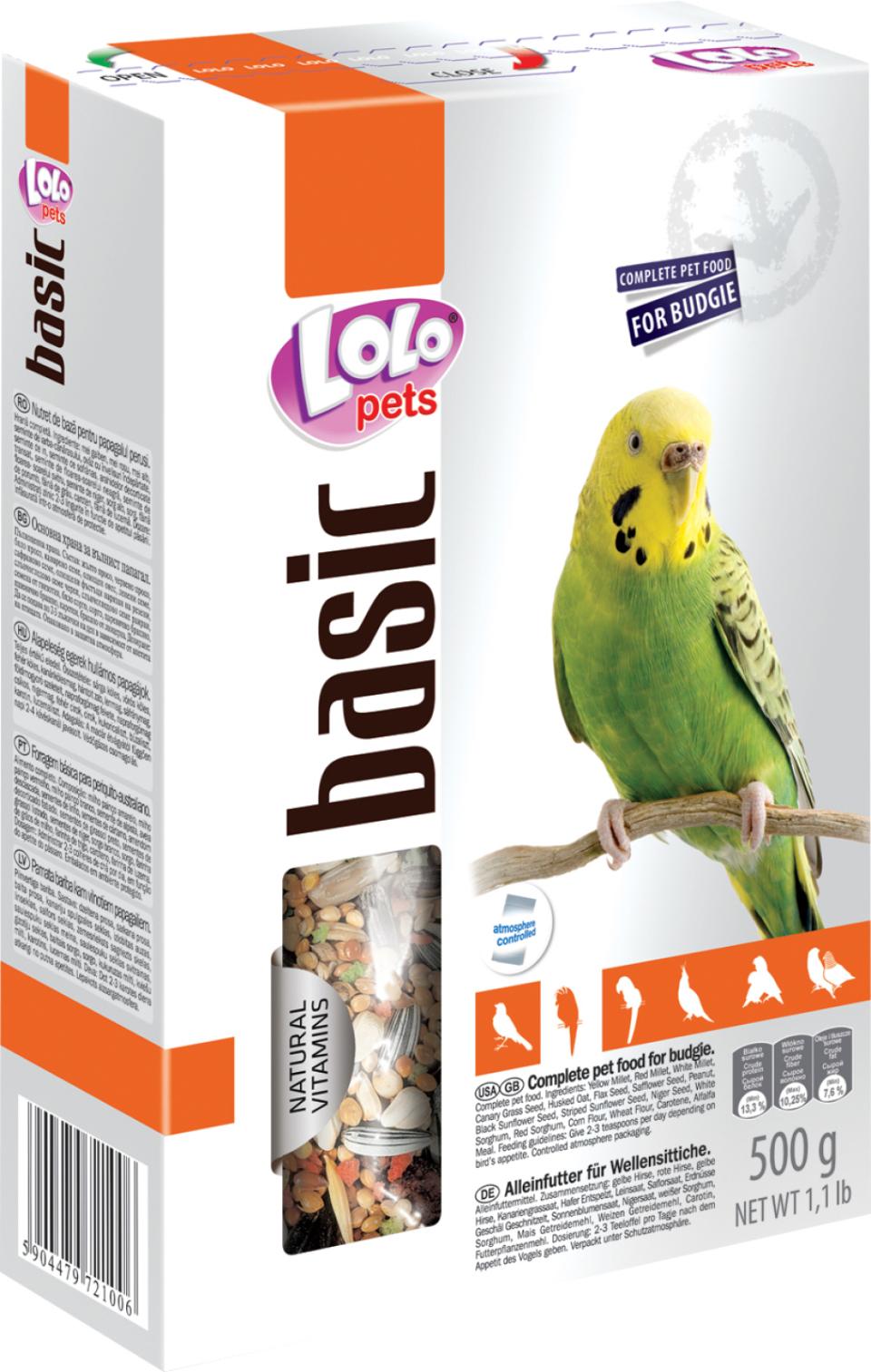 Lolo Pets FOODY PREMIUM fuldfoder til undulater