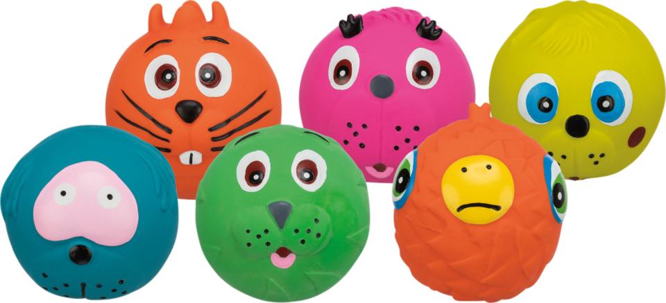 Sortiment Spielbälle Faces, Latex