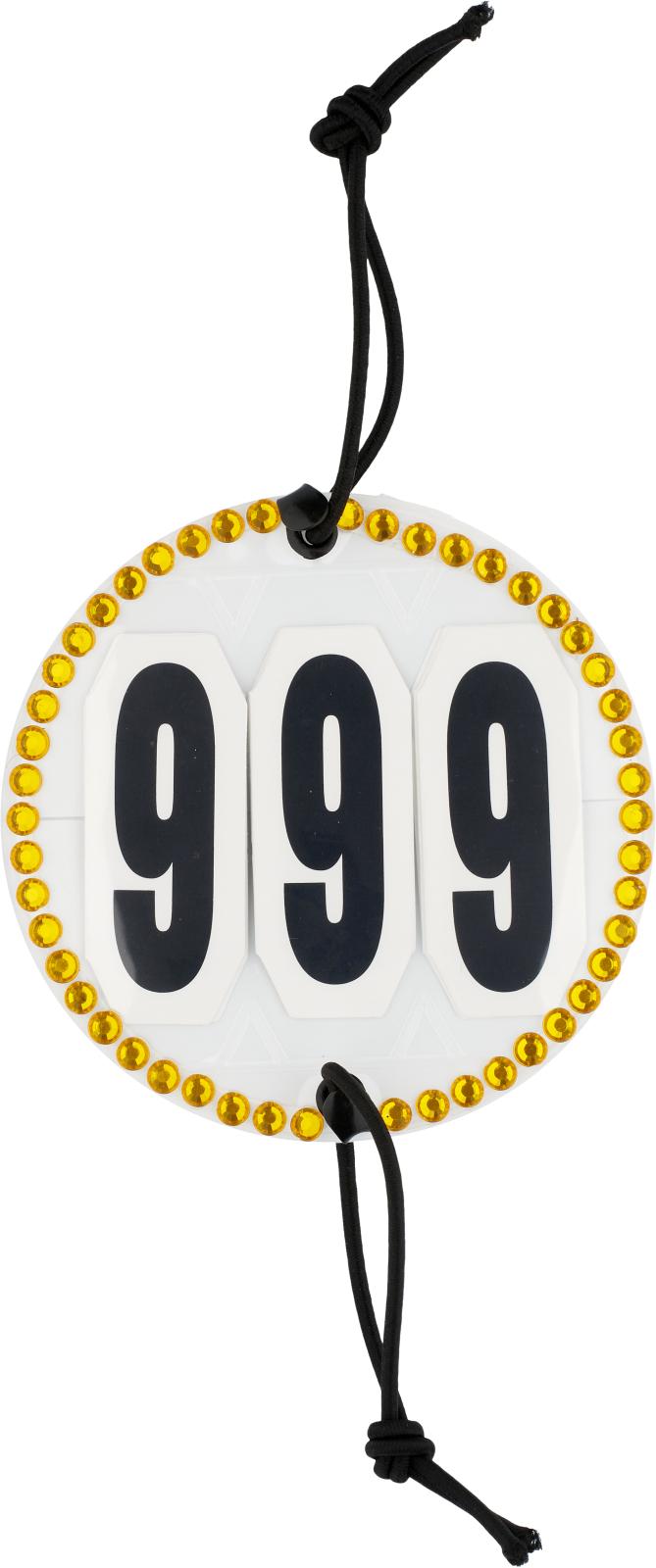 HorseGuard Competition number w/crystals