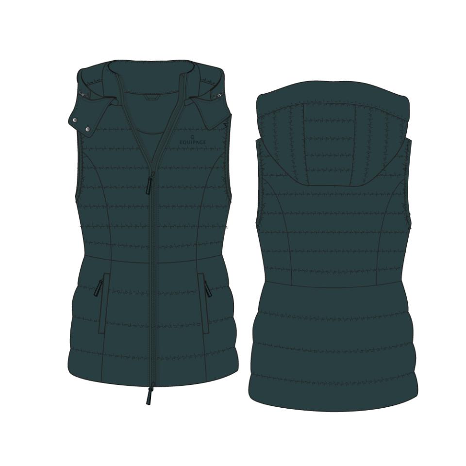 Equipage Valencia Reitweste mit Kapuze