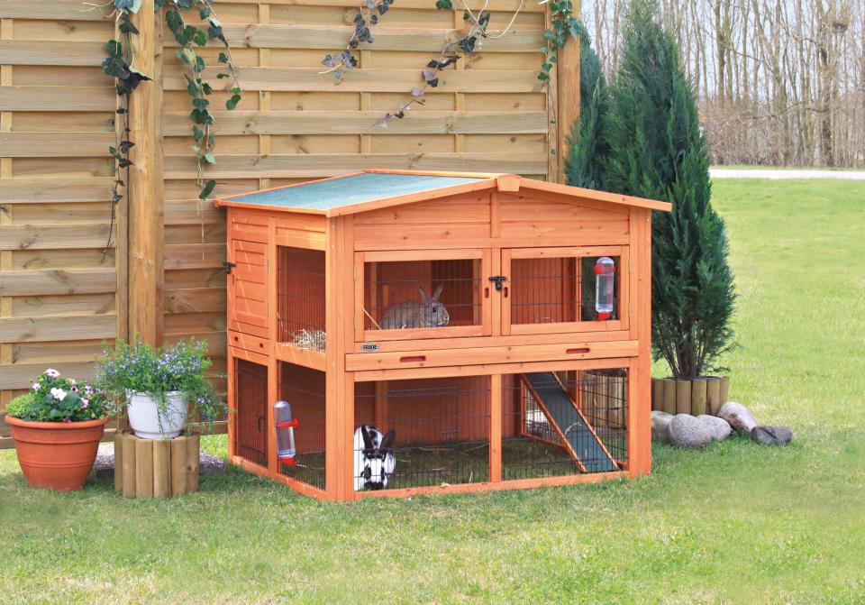 Small Animal Hutch XL with Enclosure