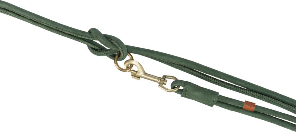 Trixie Pure Adjustable Lead, round-sewn leather