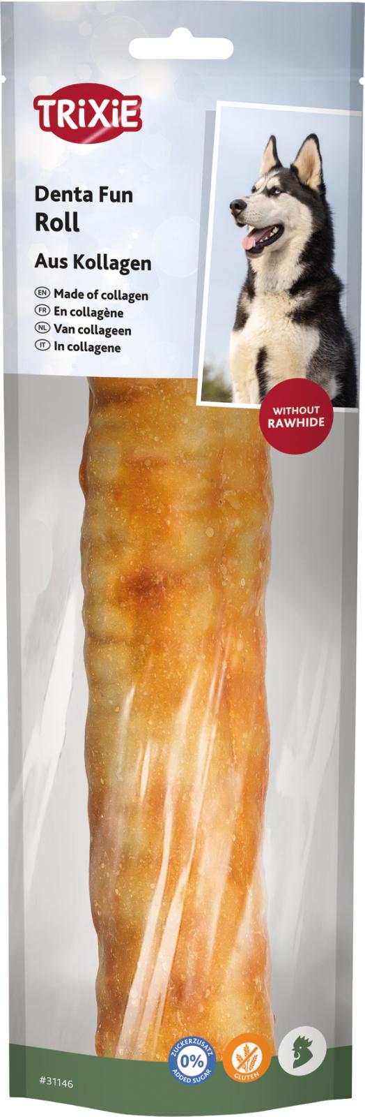 Trixie Denta Fun Roll, collagen med kylling