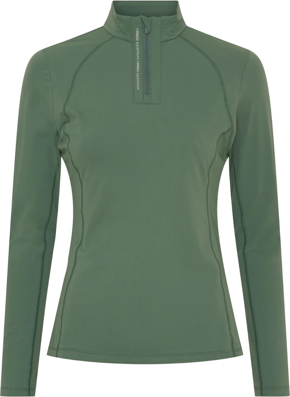 CATAGO Bree långärmad tröja med halfzip