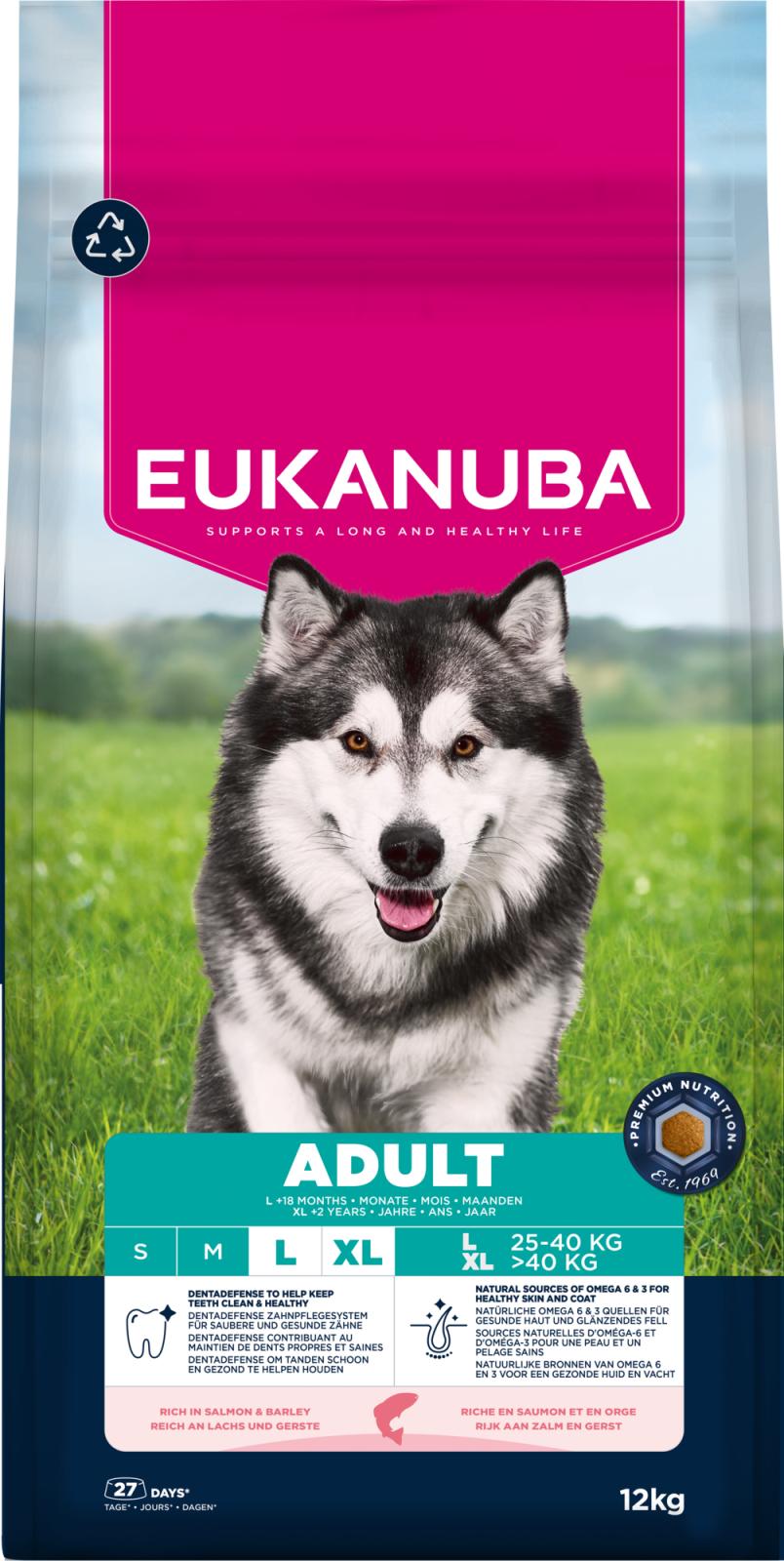 EUKANUBA Adult Large Breed salmon & barley