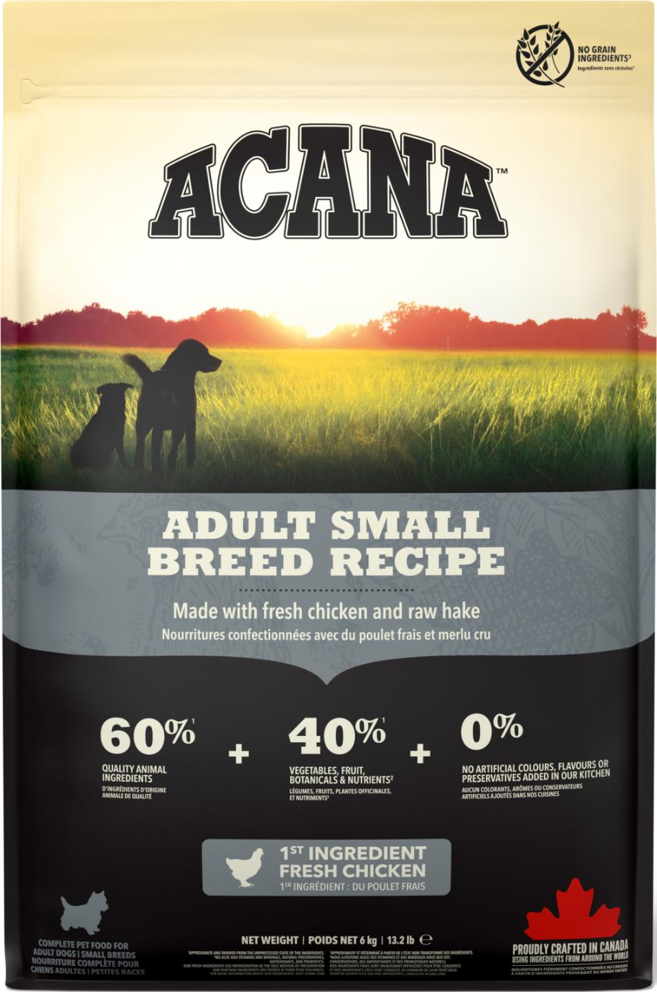 ACANA Dog Range Adult Small Breed (kylling og fisk)