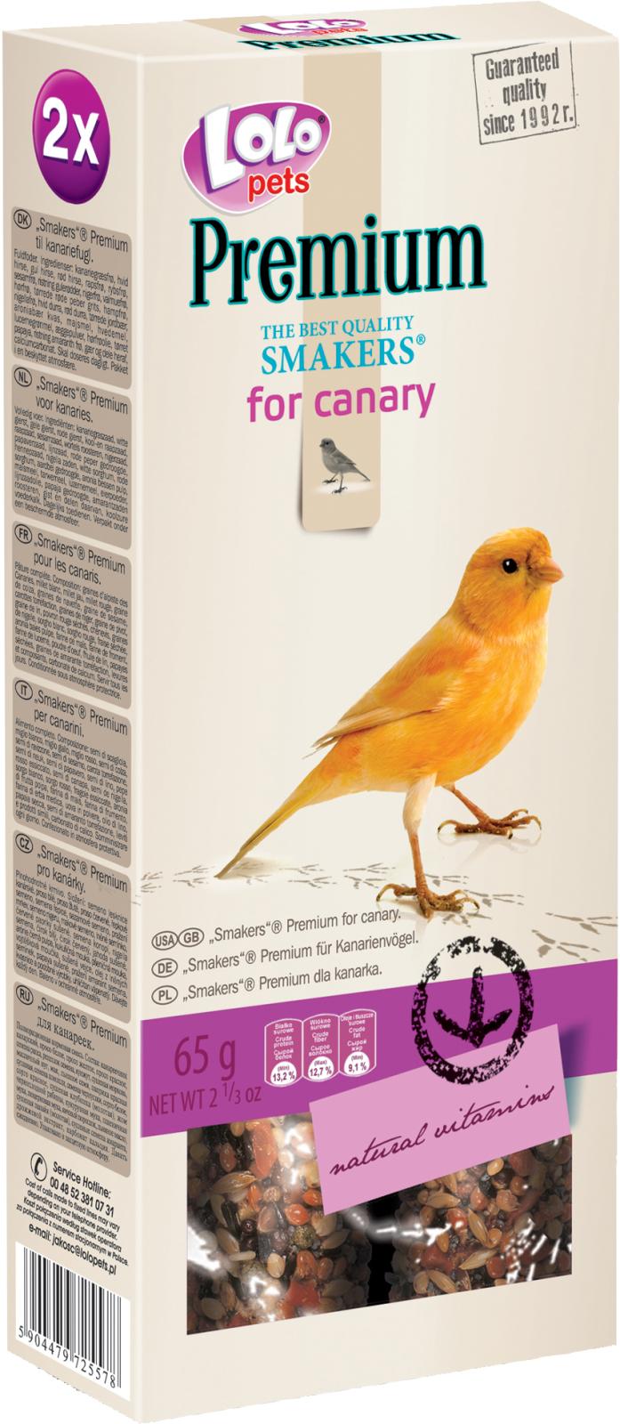 Premium Smakers kanariefågel