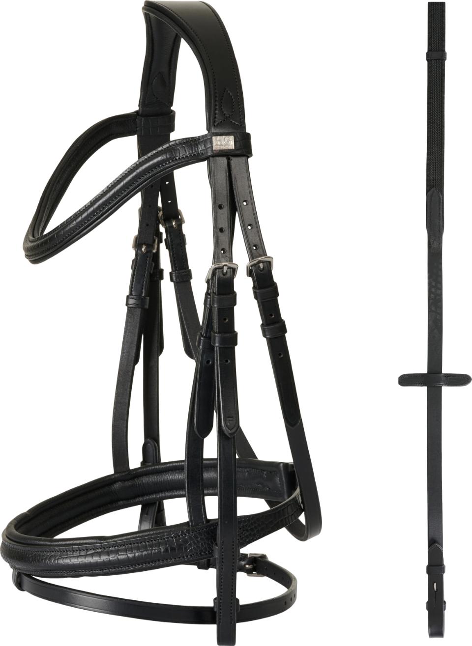 HorseGuard Emi 24.2 bridle with combined noseband