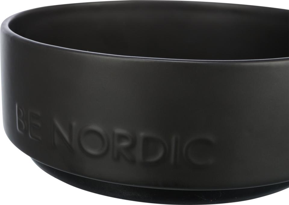 BE NORDIC bowl, flat, ceramic/rubber ring