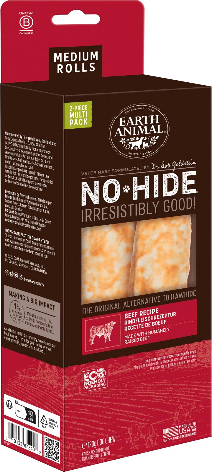 No-Hide Beef Chews - 2/pk
