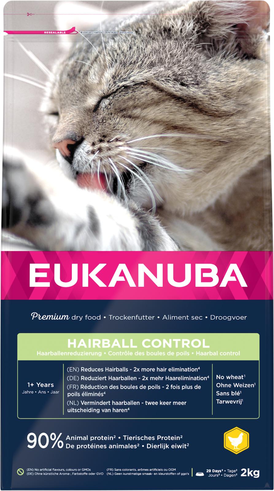 EUKANUBA CAT Adult Hairball Control