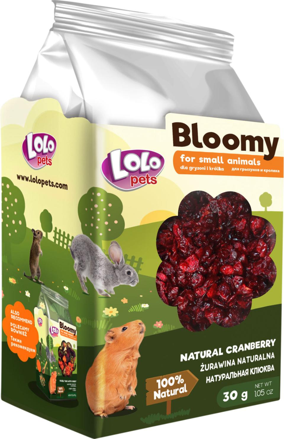 Bloomy Natural cranberries for rodents and rabbits
