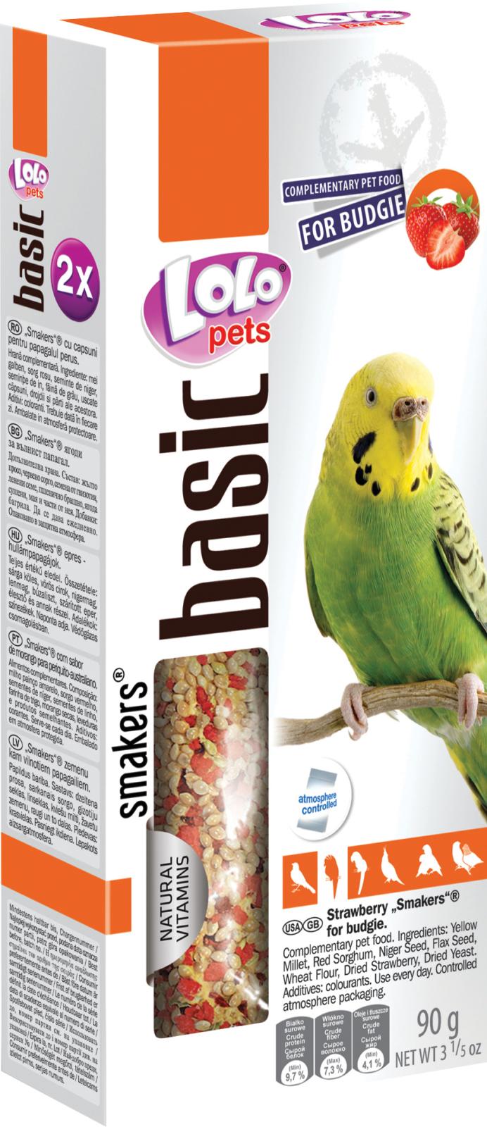 Lolo Pets Fröstänger undulat med jordgubbar