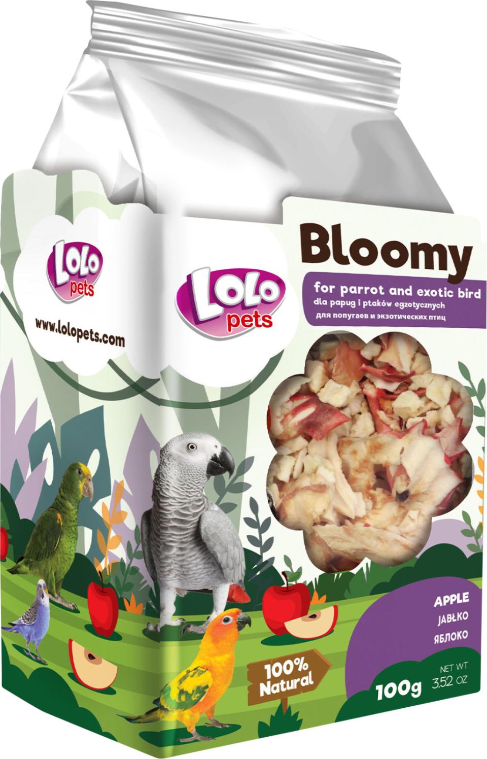 Bloomy Apple for parrots and exotic birds