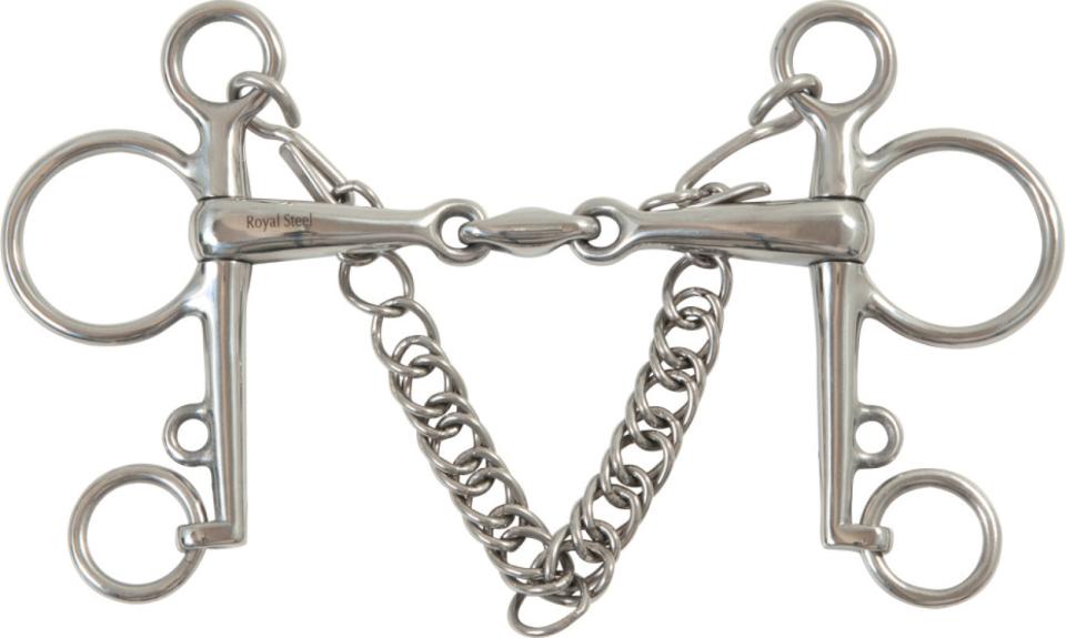 HorseGuard Pelham 3-delt bid 16 mm