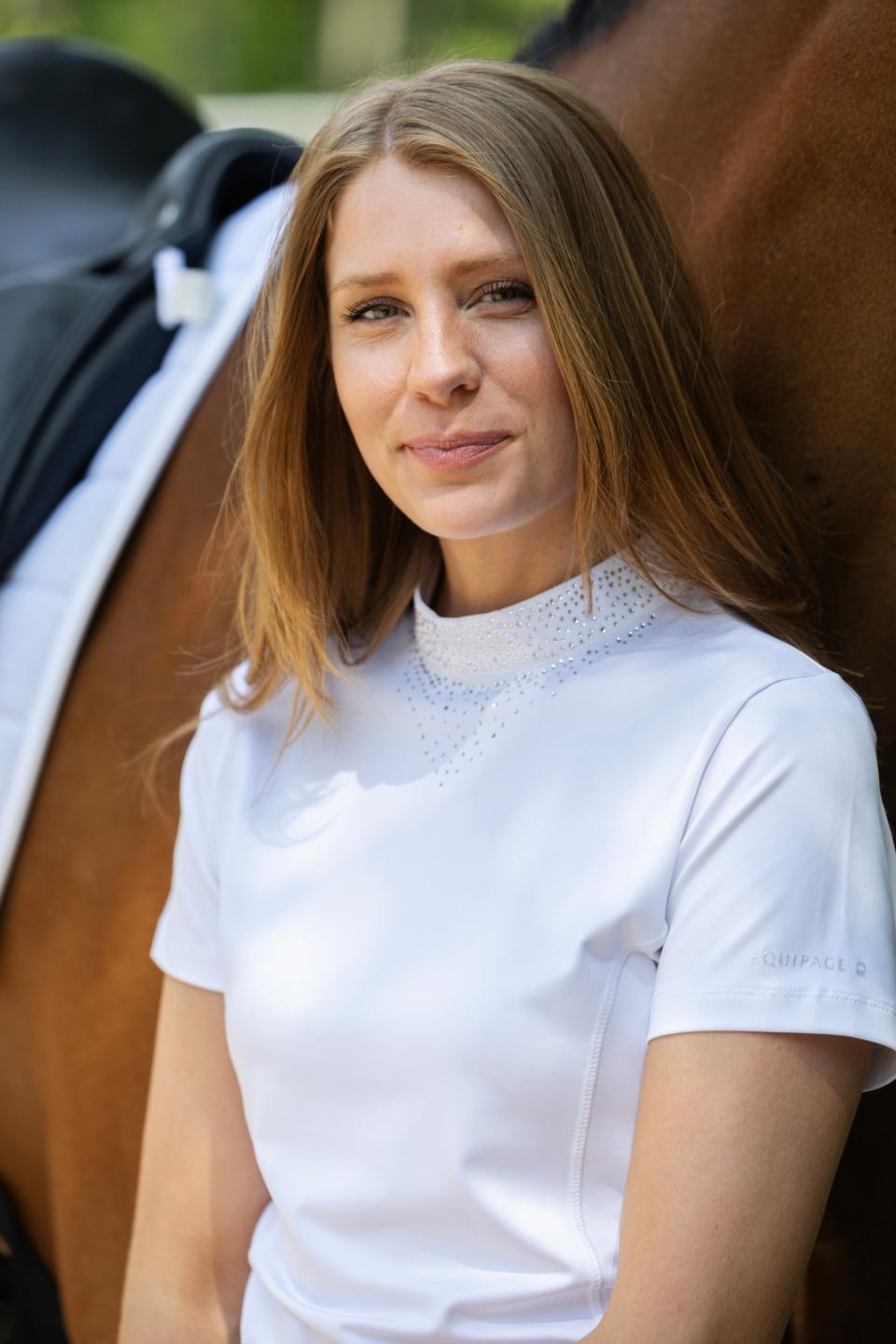 Equipage Tessa Turniershirt mit kurzen Ärmeln