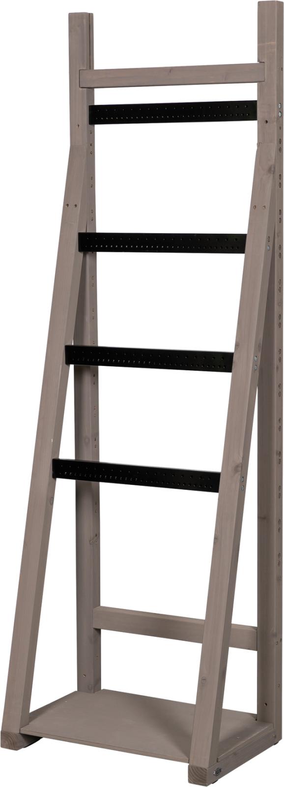 Wooden display for hanging items