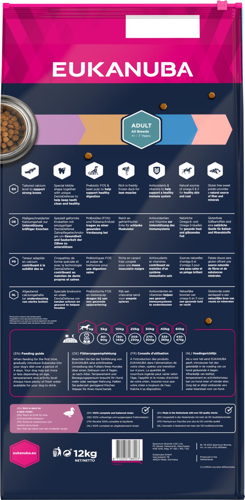 EUKANUBA Adult Grainfree Duck