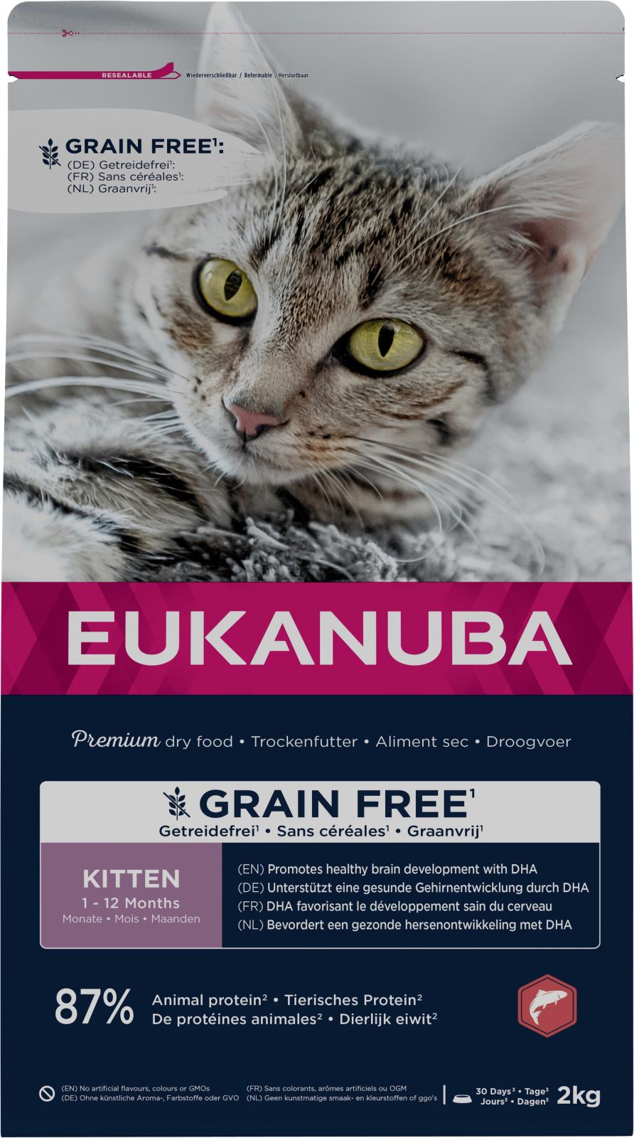EUKANUBA CAT Kitten Grainfree Salmon