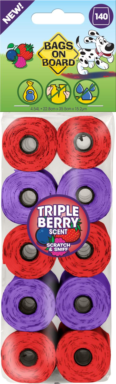 Bag On Board HømHøm poser - Triple Berry duft