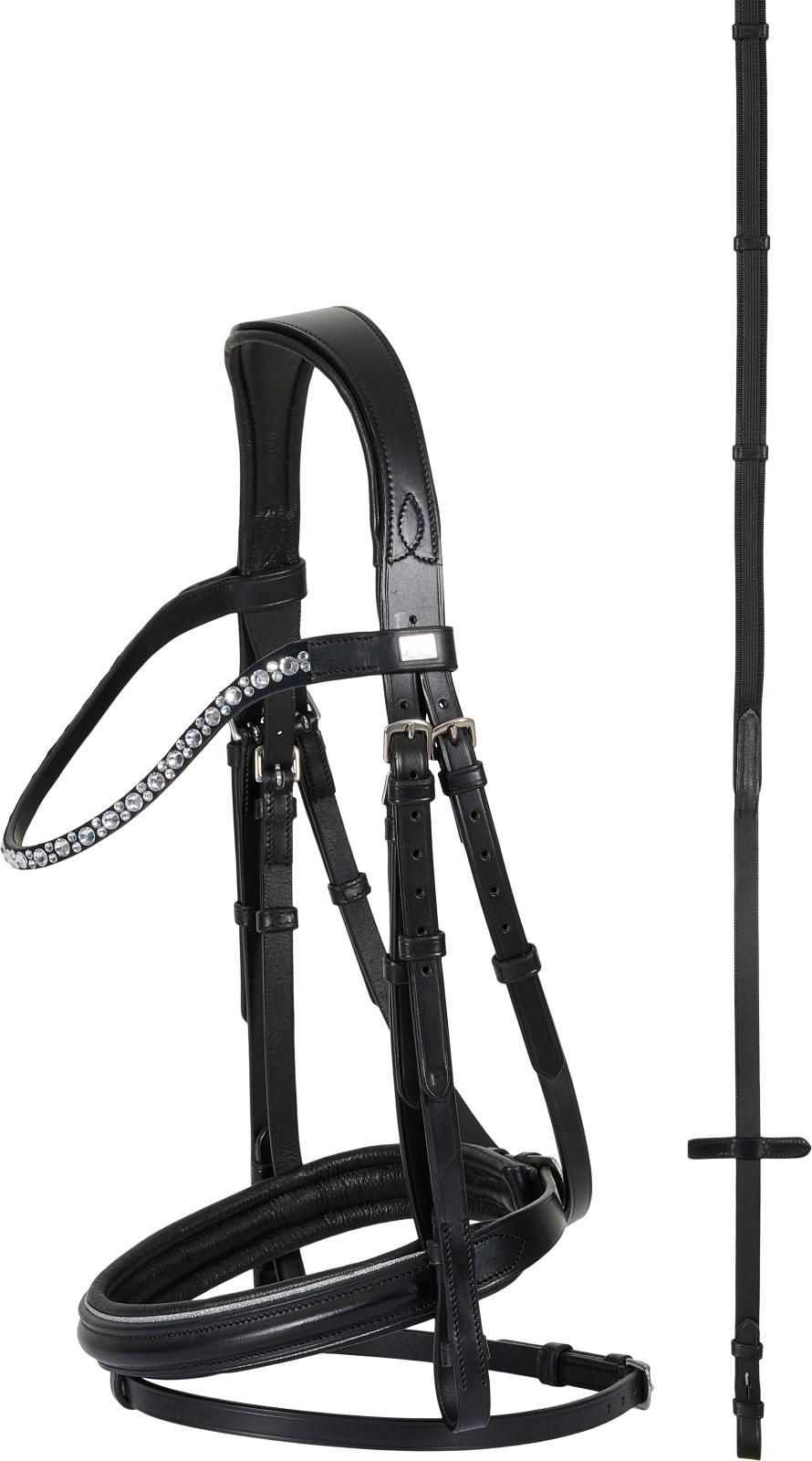 HorseGuard Emi 25.1 bridle with combined noseband