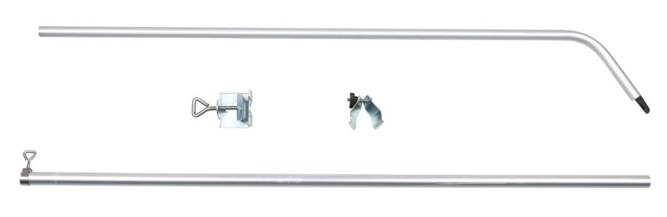 Geländer-Klemme mit Teleskopstange