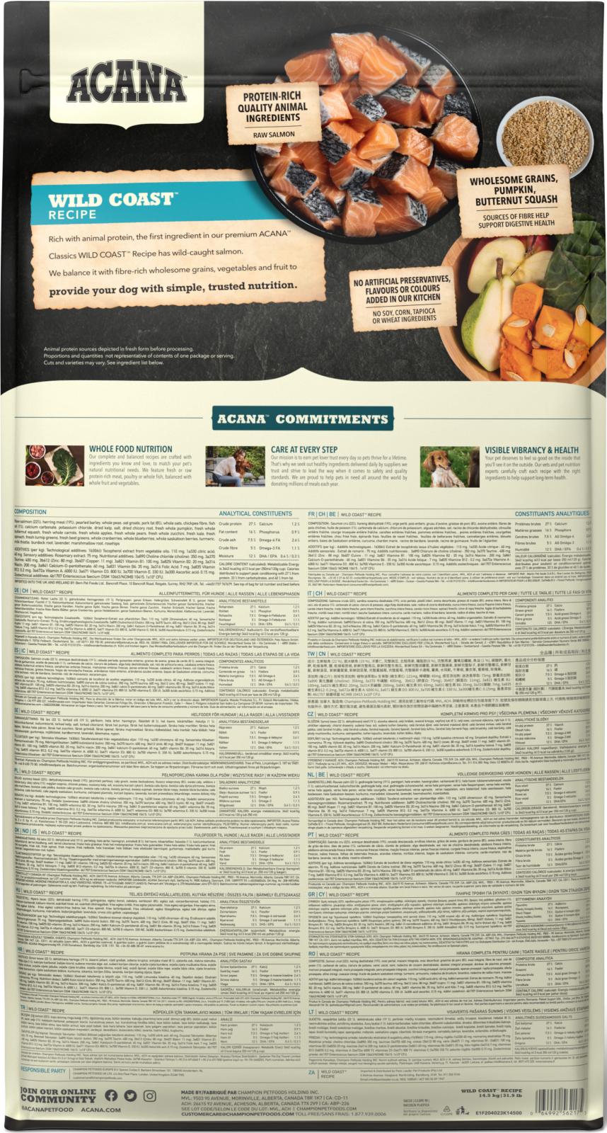 ACANA Classics Wild Coast (kylling og fisk)