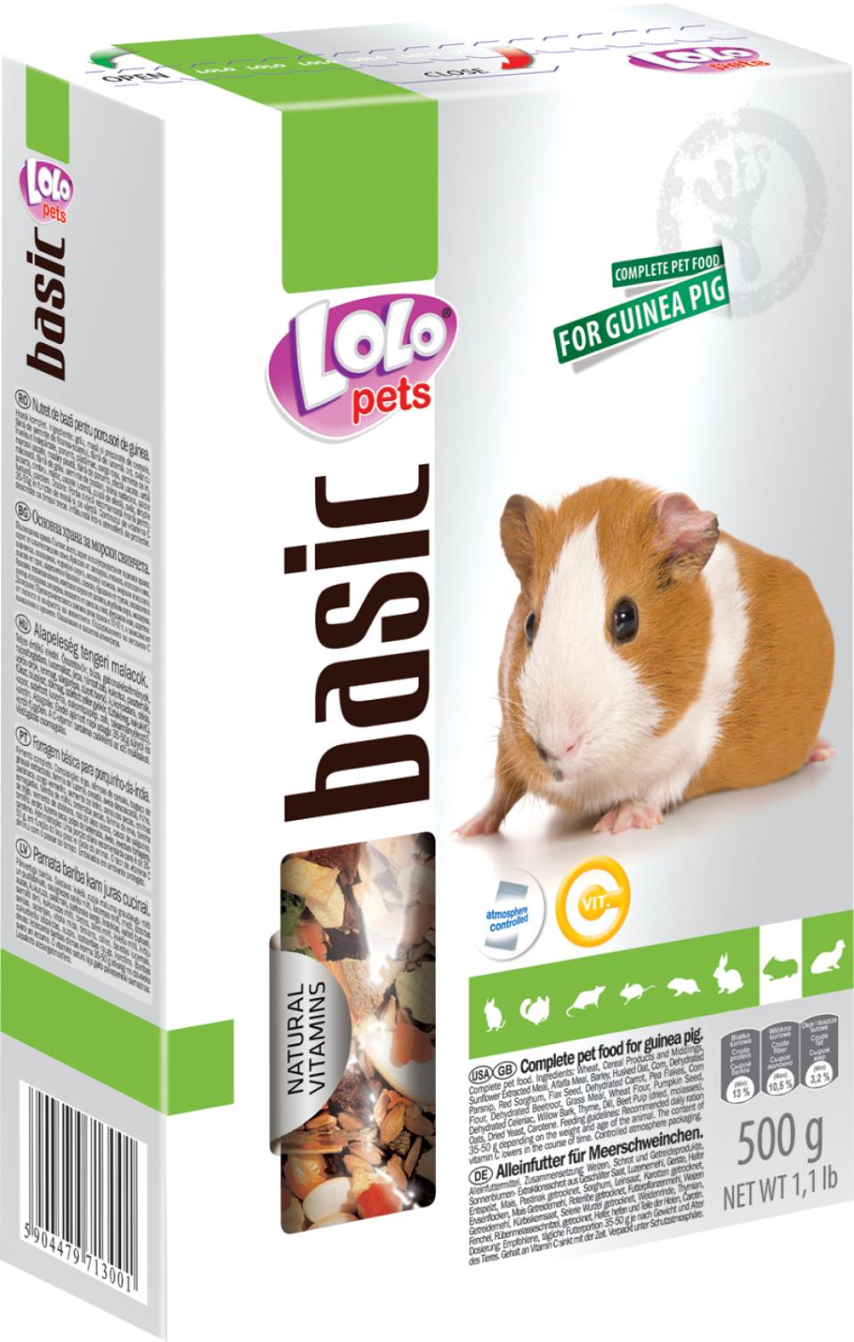 Lolo Pets FOODY PREMIUM fuldfoder til marsvin