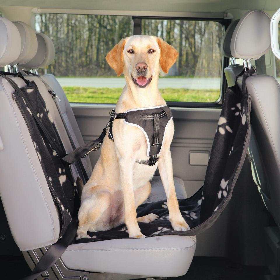 Protective Car Seat Cover with Side Parts, half