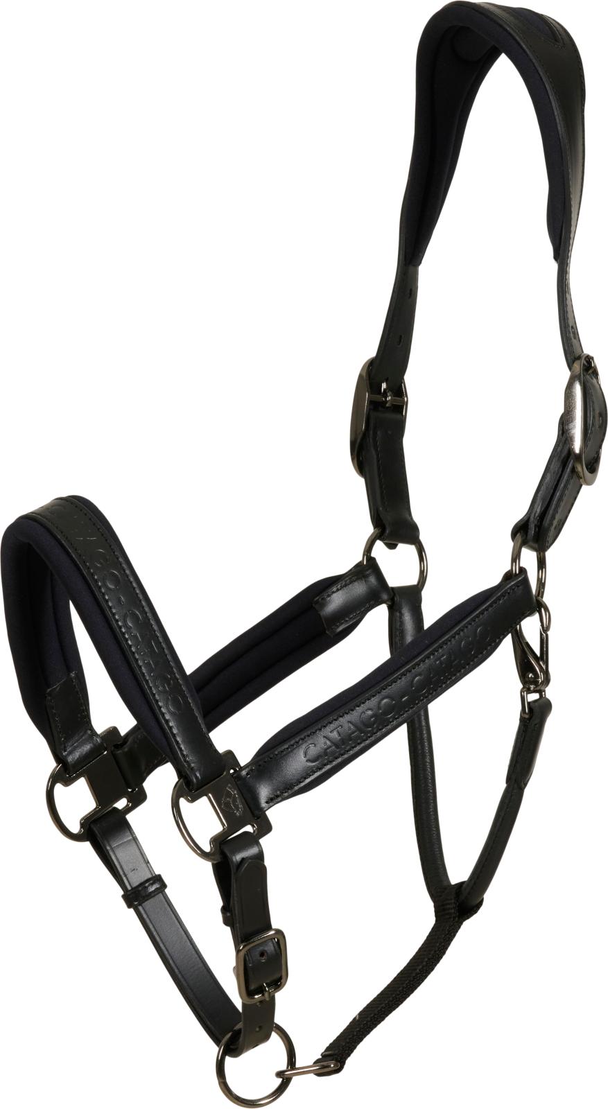 CATAGO Brielle leather logo halter