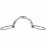 HG Curved double jointed snaffle bit