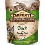 CARNILOVE Pouch Pate Duck with Timothy