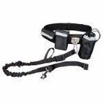 Waist belt with leash