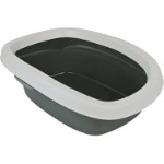 Carlo Litter Tray, with Rim